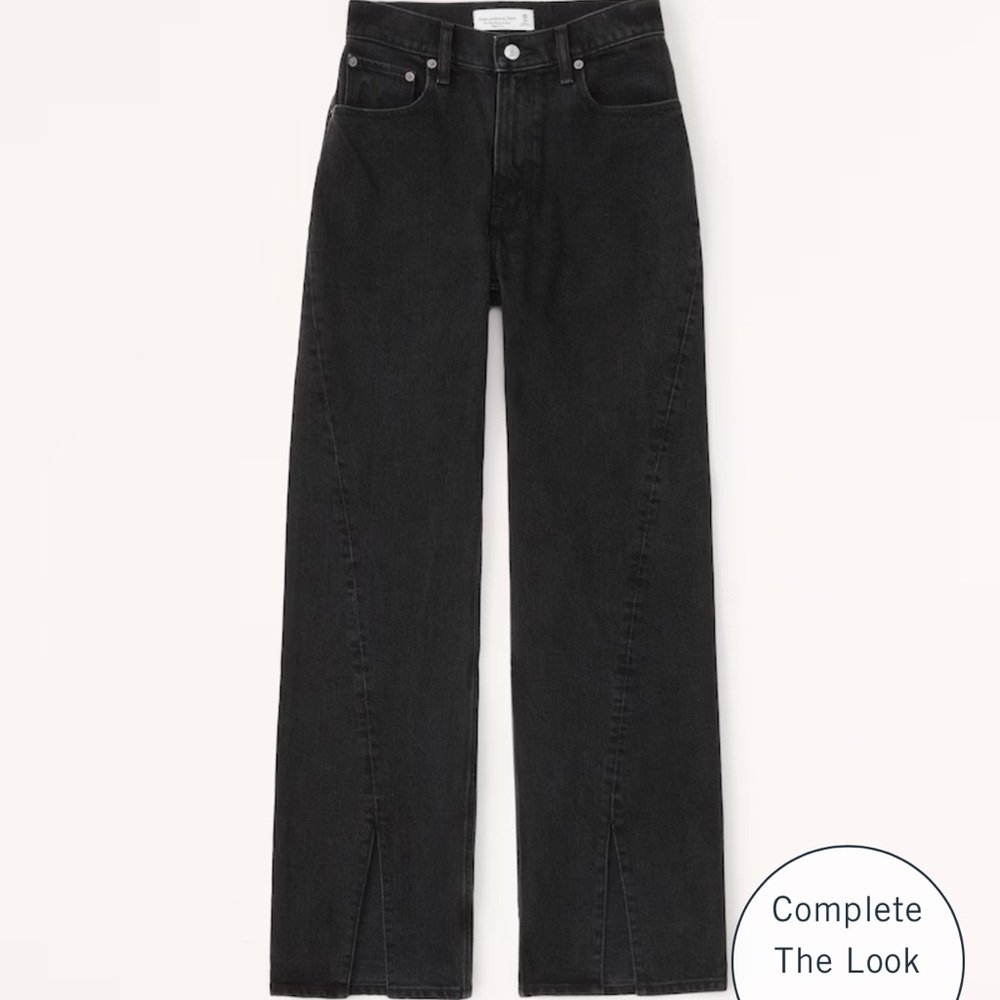 Abercrombie & Fitch Curve Love High Rise 90s Relaxed Jean